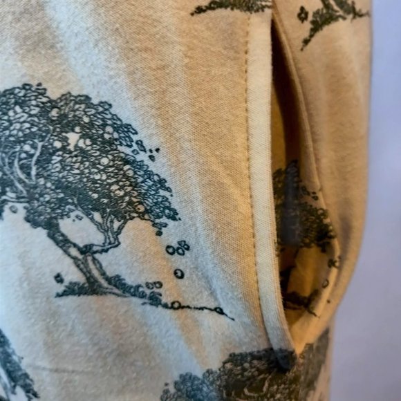 Kate Quinn Womens NWT Apple Tree Buttons Sleeveless Pockets Org Cotton Dress XS - Picture 5 of 8